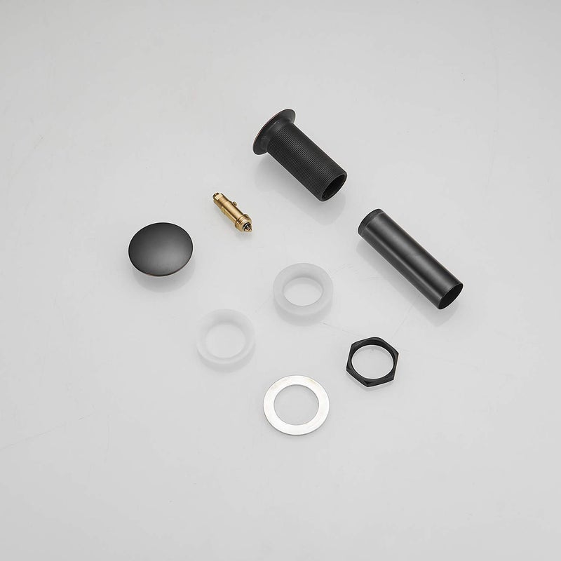 Homevacious 1 5/8" Bathroom Faucet Vessel Vanity Sink Pop Up Drain Assembly Stopper Plug Without Overflow Fits Bathroom Standard Sink Hole 1-1/2" to 1-3/4" Oil Rubbed Bronze Push & Seal - Image 4
